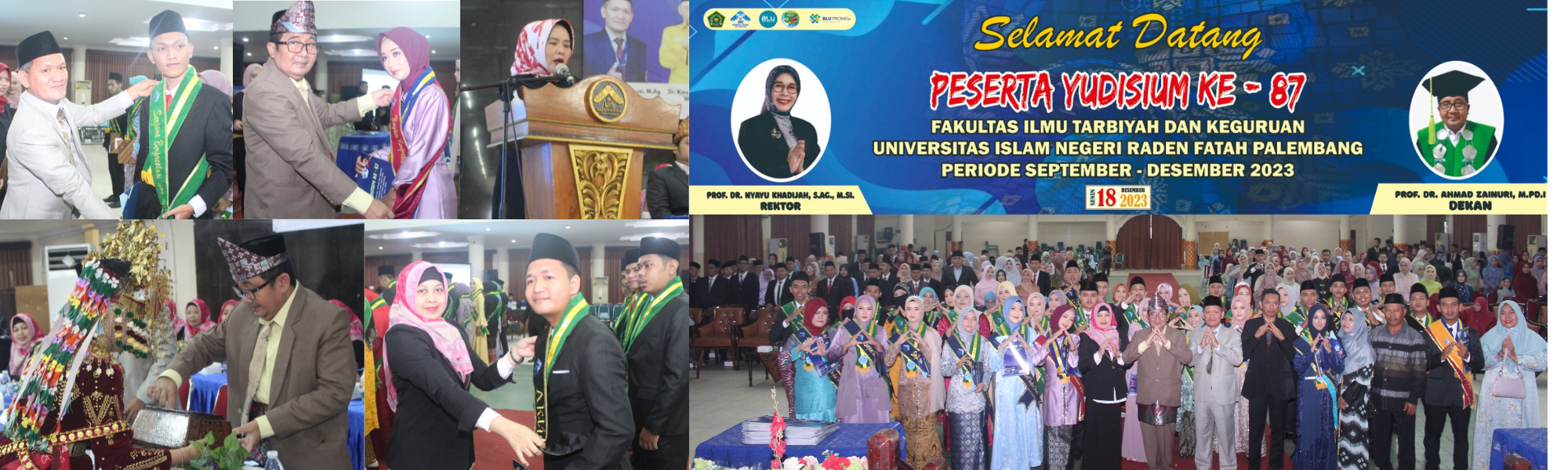 Yudisium ke-87 Fakultas Ilmu Tarbiyah dan Keguruan UIN Raden Fatah Palembang
